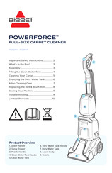 Bissell POWERFORCE 4056F Manual