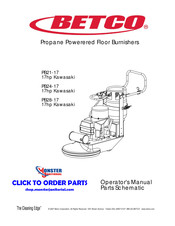 BETCO PB21-17 Operator's Manual