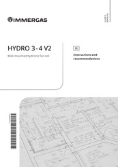 Immergas HYDRO 4 V2 Instructions And Recommendations