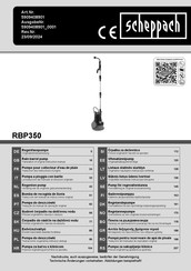 Scheppach 5909408901 Translation Of Original Instruction Manual