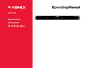 Ashly AquaControl Zone Series Operating Manual