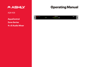 Ashly AquaControl Zone Series Operating Manual