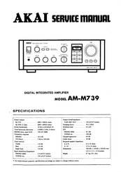 Akai AM-M739 Service Manual