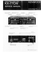 Kenwood KX-77CW Service Manual