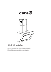 Cata AG6-A600 Installation, Use And Maintenance Instructions