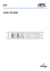 arbane APG DA8 User Manual