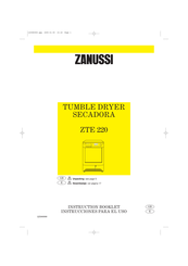 Zanussi ZTE 220 Instruction Booklet