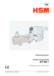 HSM KP 88.1 Operating Manual
