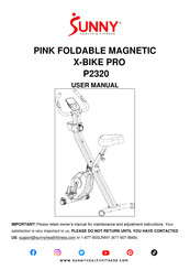 Sunny Health & Fitness P2320 User Manual