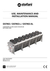 stefani OSTRO-XL Use, Maintenance And Installation Manual
