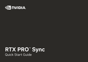Nvidia RTX PRO Sync Quick Start Manual