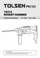 TOLSEN TOOLS FORCE XPRESS 79712 Instruction Manual