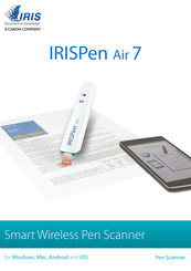 Canon irispen air 7 Instructions Manual
