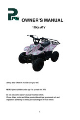 X-PRO ATV-W027 Owner's Manual
