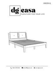 dg casa 190250-Q Assembly Instructions Manual