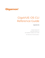 Gigamon GigaVUE-HC1-PLUS Reference Manual