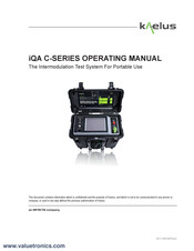 Infinite Kaelus iQA C Series Operating Manual