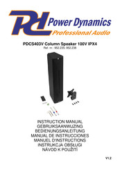 Power Dynamics 952.235 Instruction Manual