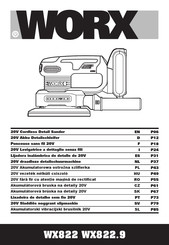 Worx WX822 9 Series Instructions Manual
