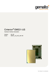 Gemalto Cinterion EMS31-US Manual