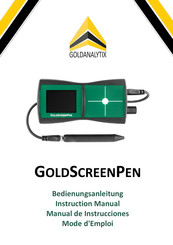 Goldanalytix GOLDSCREENPEN Instruction Manual