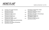 Aesculap Exacta GT416 Translation Of The Original Instructions