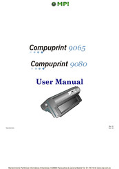 MPI Compuprint 9080 User Manual