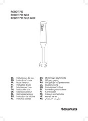 Taurus ROBOT 750 PLUS INOX Instructions For Use Manual