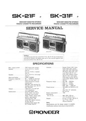 Pioneer SK-21F/P Service Manual