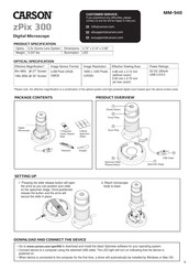 Carson zPix 300 Manual