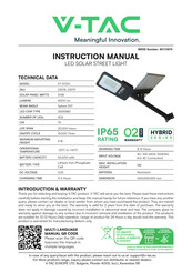 V-TAC VT-ST201.6500K Instruction Manual