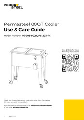 PERMASTEEL PS-203-80QT Use & Care Manual