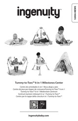 Kids 2 ingenuity Tummy-to-Toes 6-in-1 Milestones Center Manual