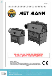 Met Mann EP-100 Use And Instruction Manual