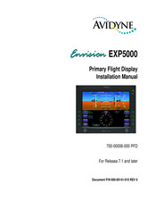 Avidyne Envision EXP5000 Installation Manual