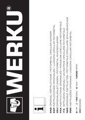 Werku WK500290 Original Instructions Manual