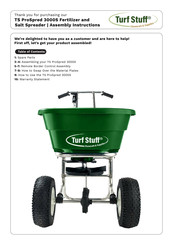 agri supply Turf Stuff ProSpred 3000S Assembly Instructions Manual