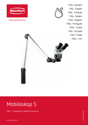 Renfert 22000702 Frequently Asked Questions Manual