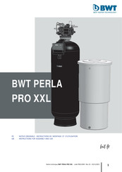 BWT PERLA PRO XXL Instructions For Assembly And Use