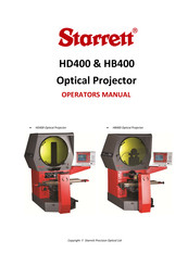 Starrett HD400 Operator's Manual