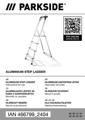 Parkside 466799 2404 Instructions For Use Manual