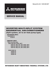 Mitsubishi Heavy Industries SRK20ZS-WFT Service Manual