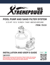 XtremepowerUS 75131 Installation And User Manual