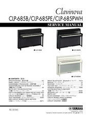 Yamaha Clavinova CLP-685B Service Manual