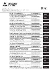 Mitsubishi Electric ecodan PUHZ-W50VHA2 Installation Manual