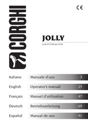 Corghi JOLLY Operator's Manual