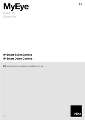Nice MyEye Dome Lite Instructions And Warnings For Installation And Use