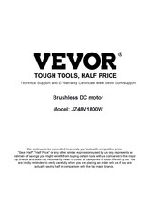 VEVOR JZ48V1800W Manual
