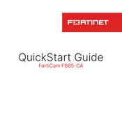 Fortinet FortiCam FB85-CA Quick Start Manual