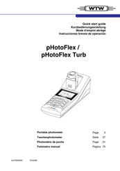 wtw pHotoFlex Quick Start Manual